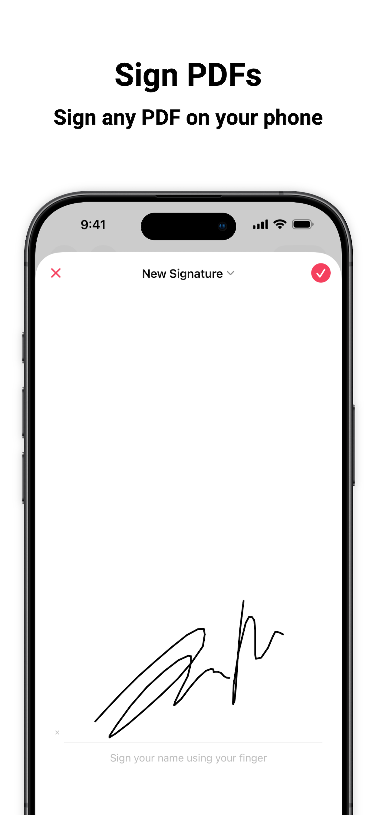 Draw and save a signature in RioPDF Tools
